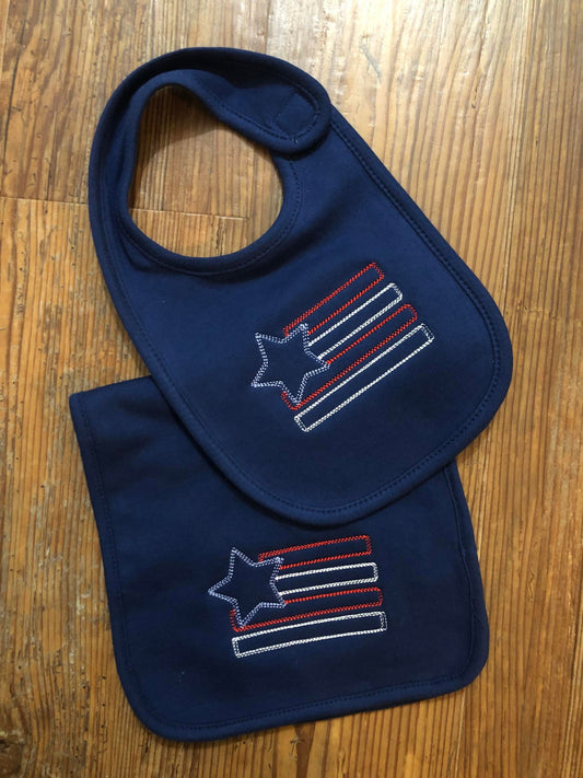 Patriotic Bib Set