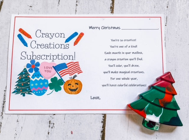 Monthly Crayon Subscription