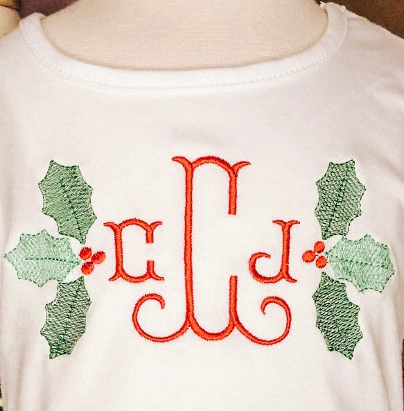 Holly Monogram Dress or Long-sleeve Shirt