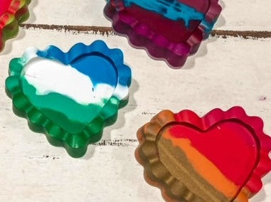 Valentine Heart Crayon