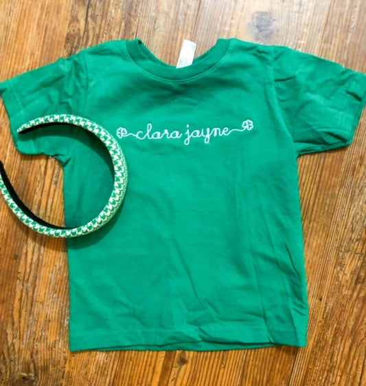 Shamrock Name Tee