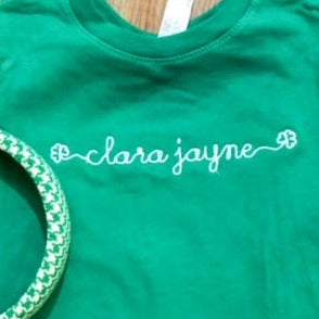 Shamrock Name Tee
